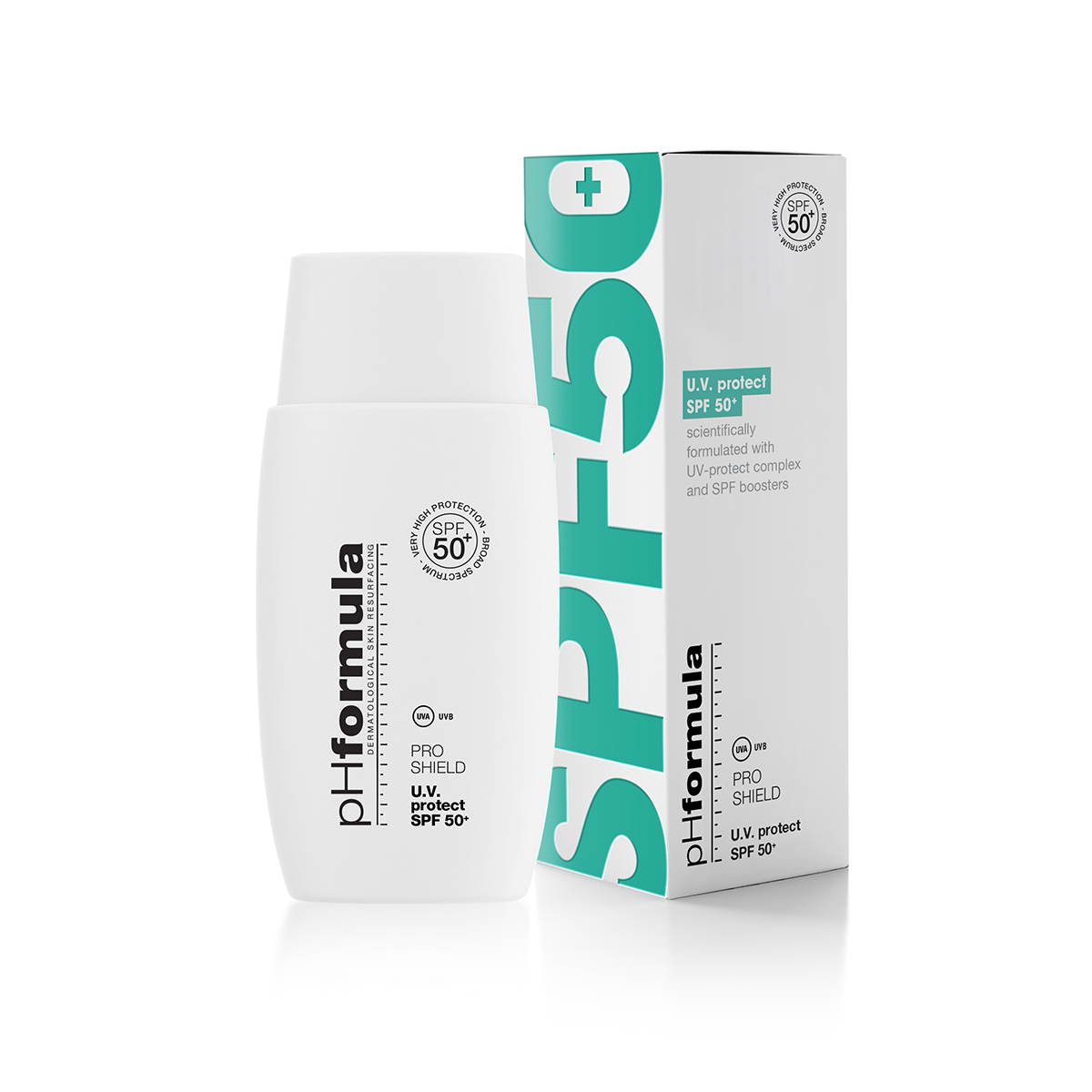 50ml U.V. protect SPF50+ PRO SHIELD box